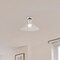 Designers Fountain Leena 14 in. 1-Light Polished Nickel Modern Semi Flush Mount with Clear Glass Shade for Bedrooms D307M-SF-PN - alternate 7
